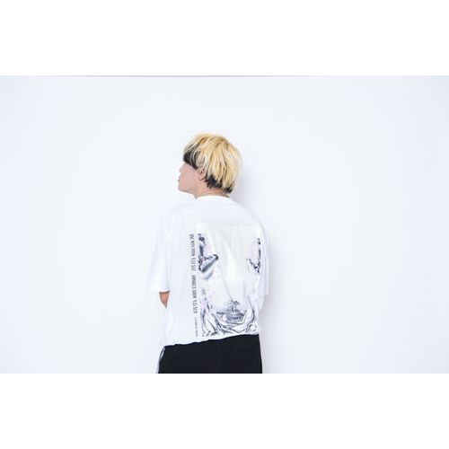 PD × SIVA(MUZE) グラフィックTシャツ/ブラック